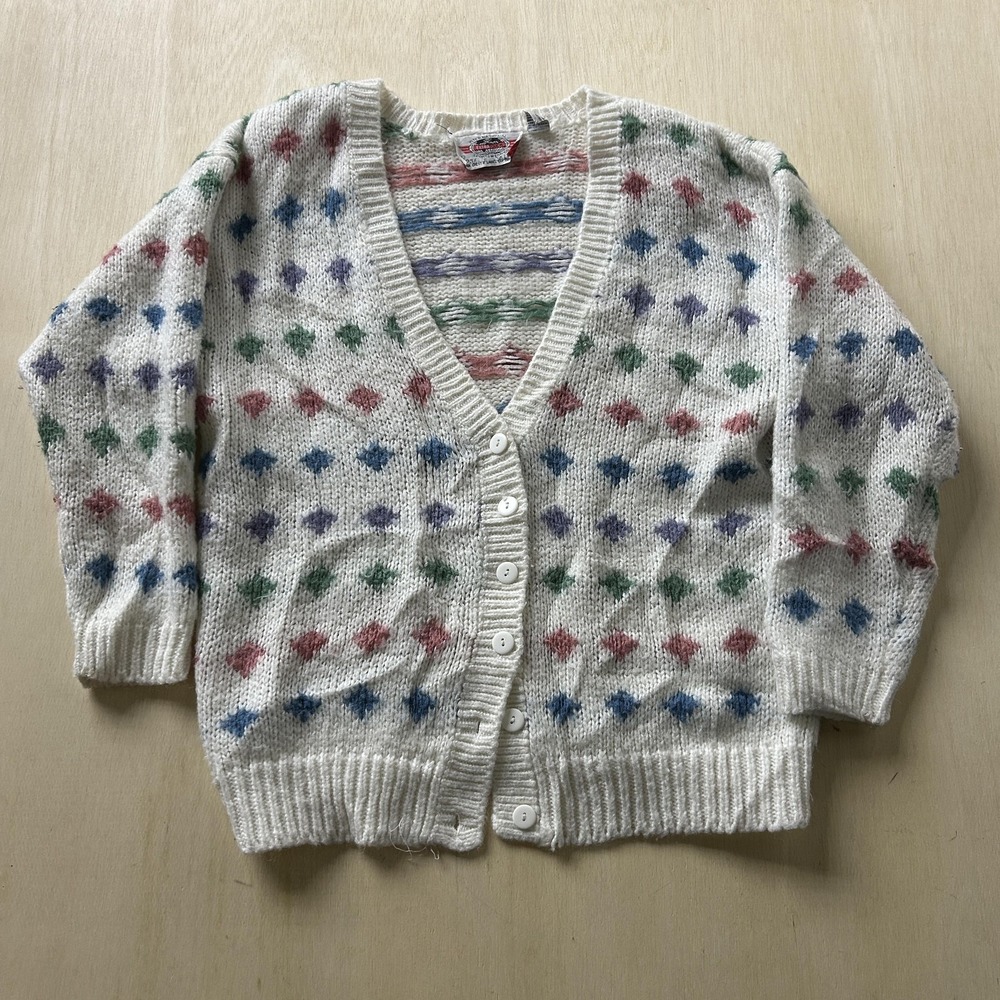 Vintage International Sportswear Co Cardigan Sweater Womens 22W Cottagecore